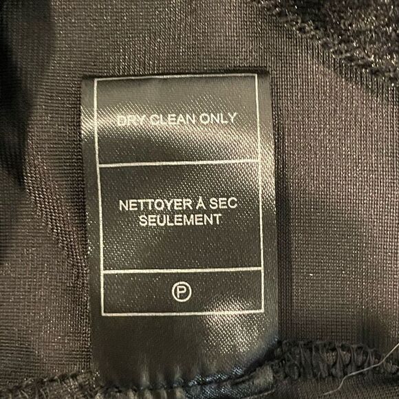 Betsey Johnson Black Power Sleeve Metallic Dot Velvet Dress Size L New - Picture 9 of 10